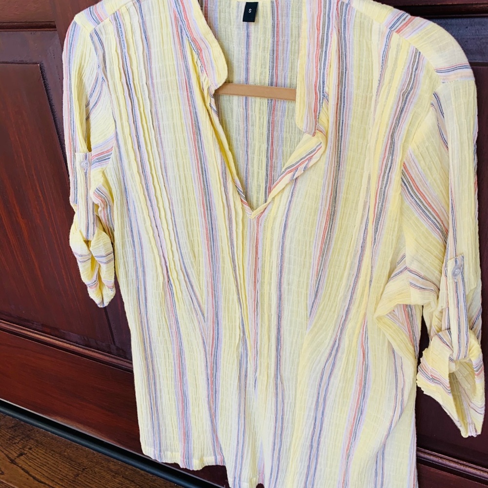 Multiple Striped Pure Amici Blouse. - image 7